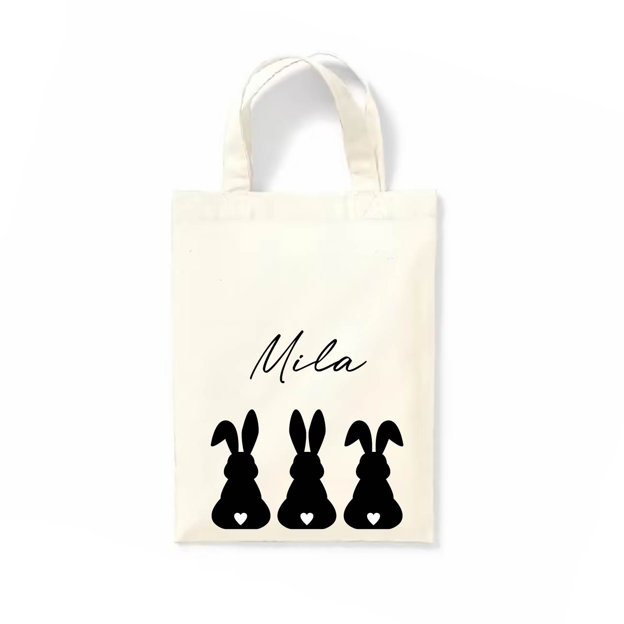 Mini totebag konijntjes