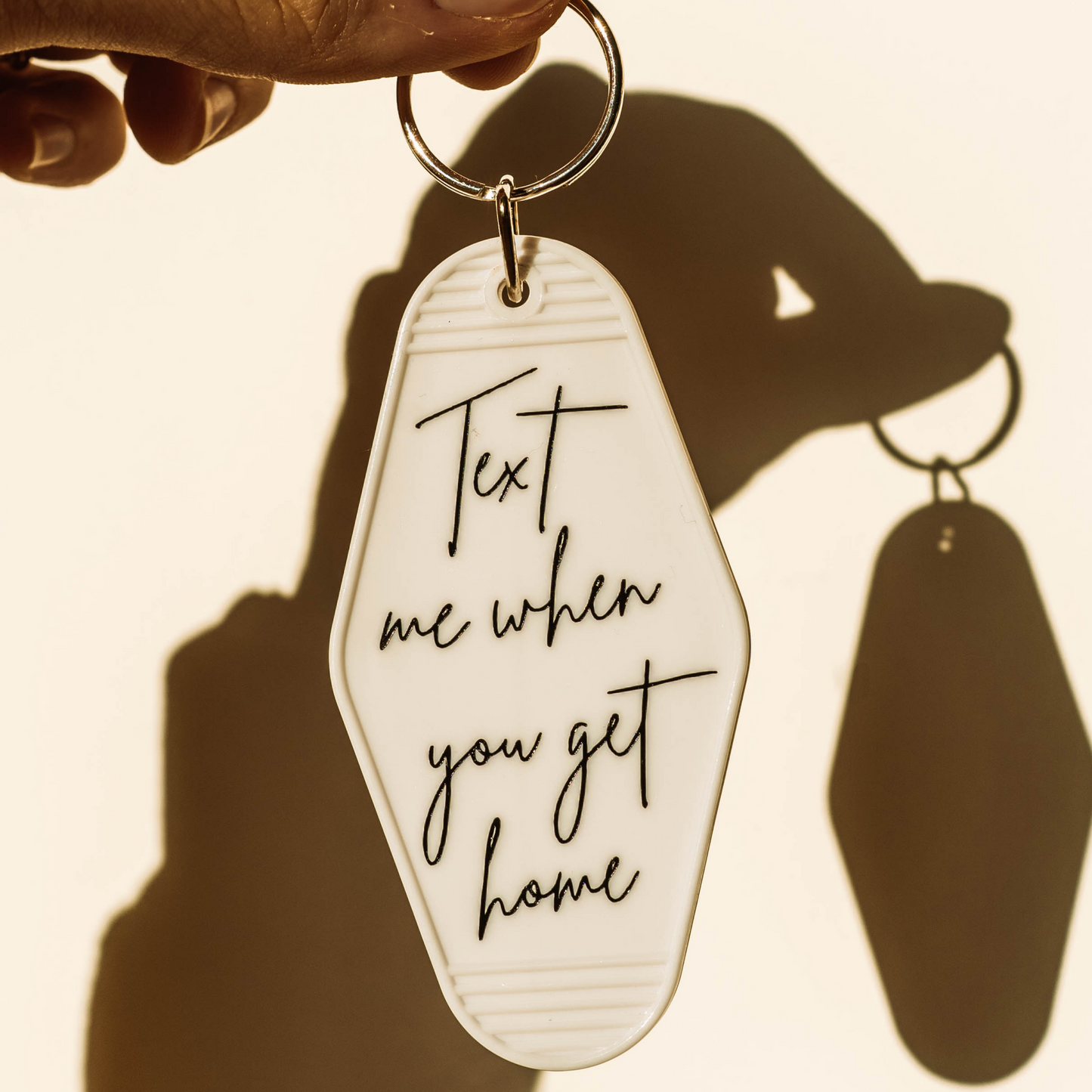 Motel style sleutelhanger