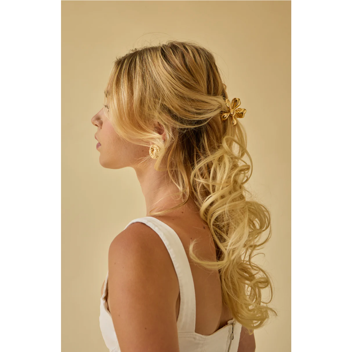 Gold Flower HAIR CLIP