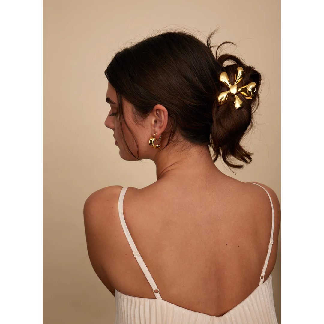 Gold Flower HAIR CLIP